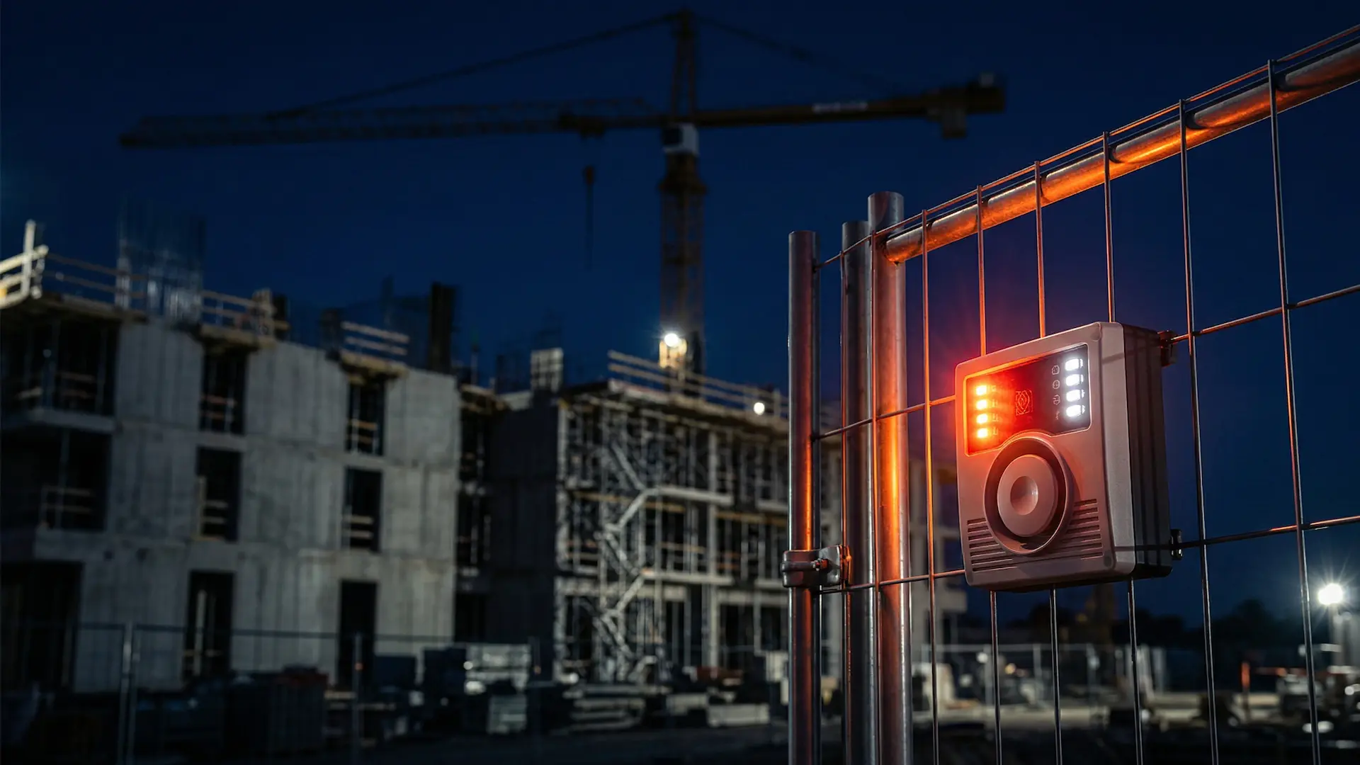 Système d'alarme anti-intrusion pour chantier BTP à Bordeaux Gironde